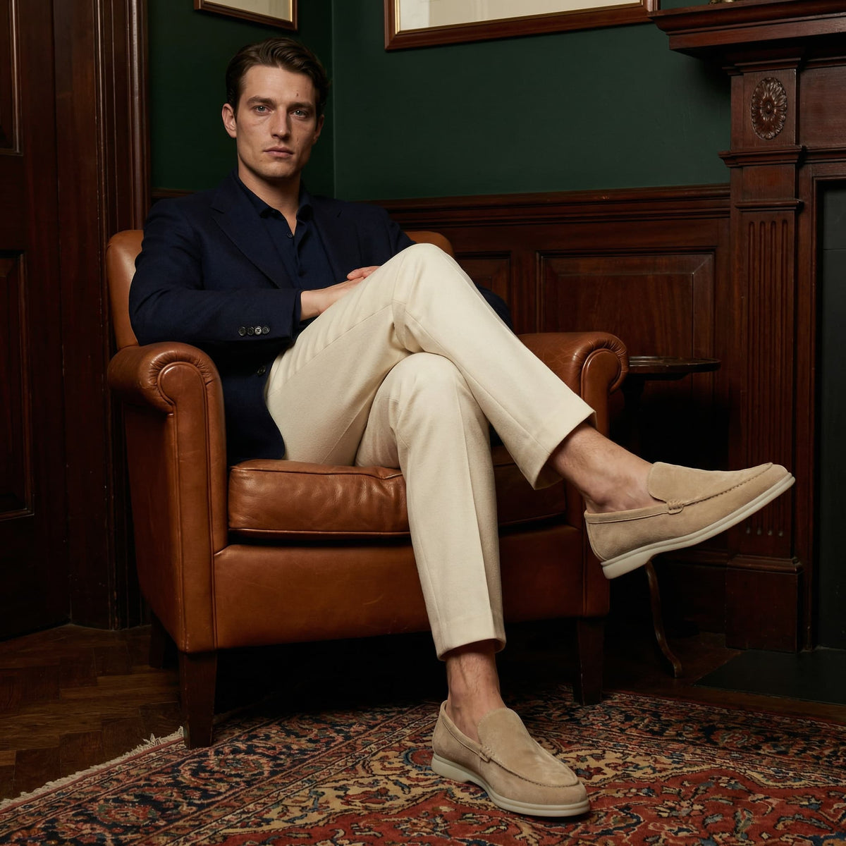 The Atelier Suede Loafer