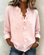 Ateliers' Neat V-line Blouse