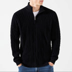 Rosemont Zipped Cable Sweater