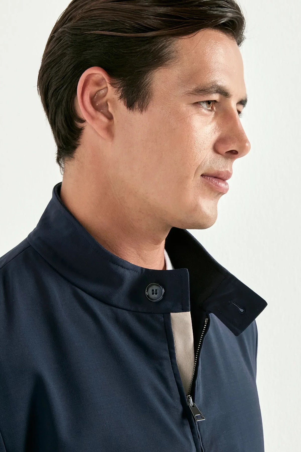 Rosemont Atelier | Blue Technical Wool Bomber Jacket