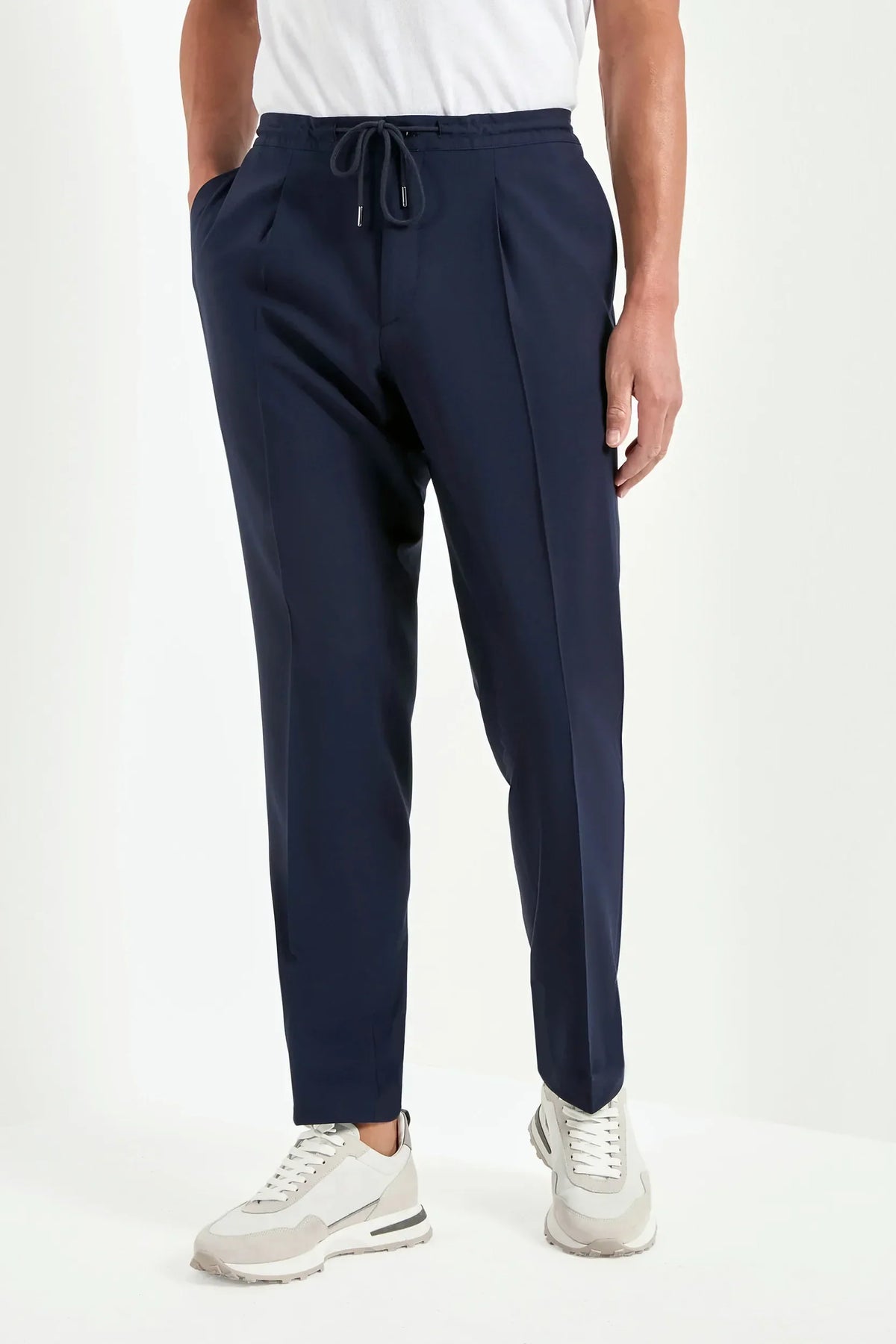 Rosemont Atelier| Blue Alassio Travel Trousers