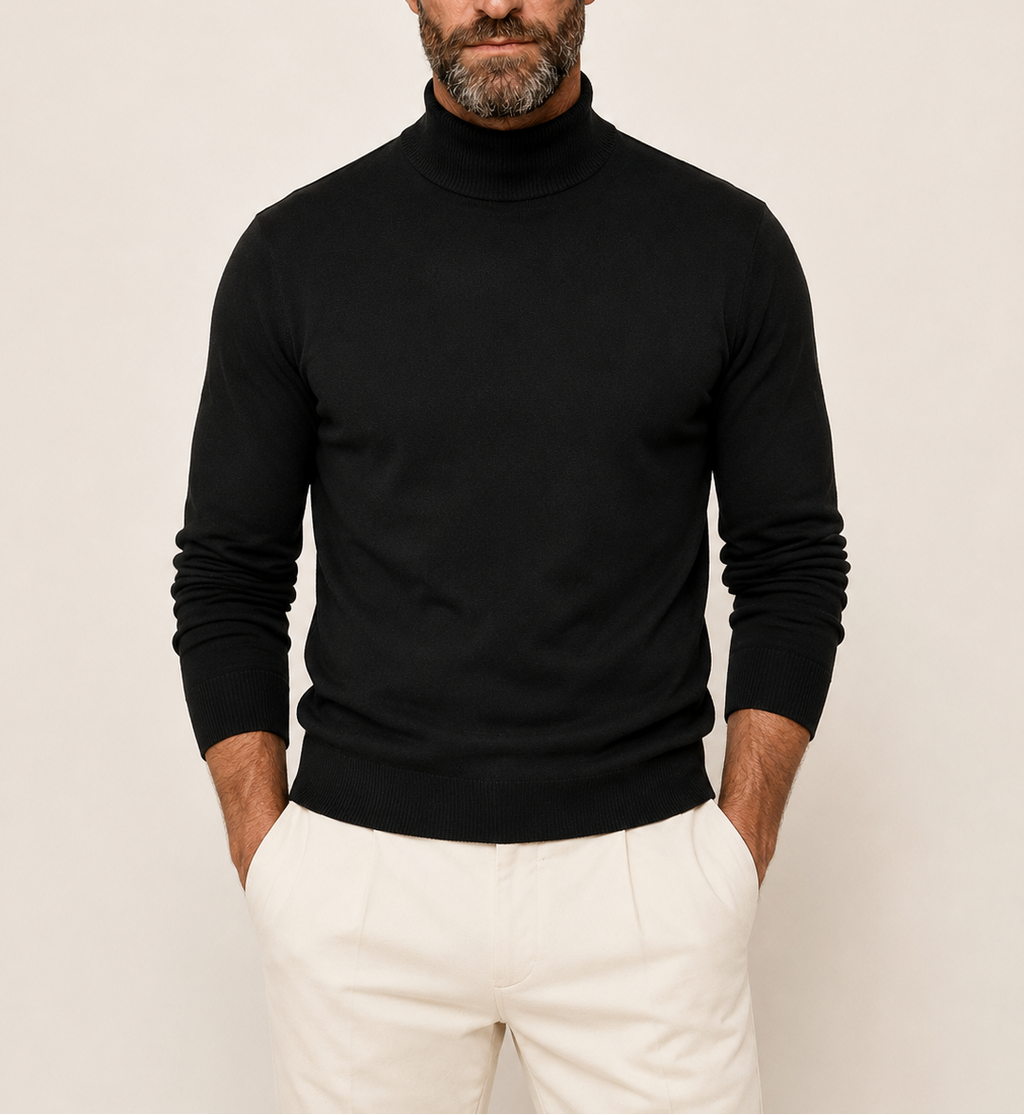 Rosemont Atelier | Grant Turtleneck Knit Sweater