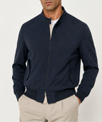Rosemont Atelier | Blue Technical Wool Bomber Jacket