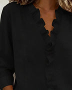 Ateliers' Neat V-line Blouse