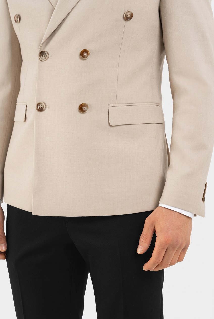 Detail van taille en zak van de Rosemont 2 Piece Split