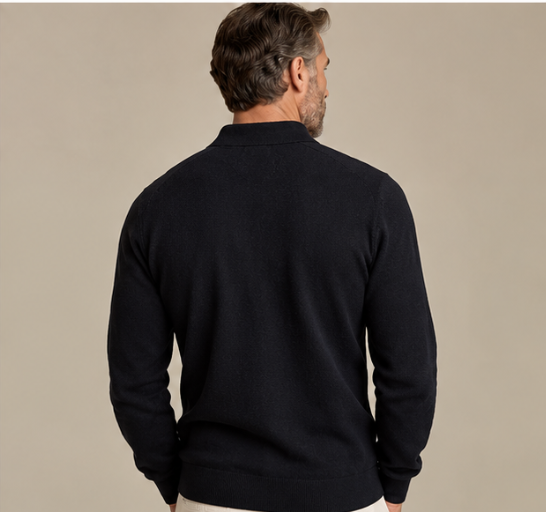 Rosemont Atelier Long Sleeve Polo