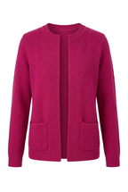 Fuchsiakleurig vest zonder model
