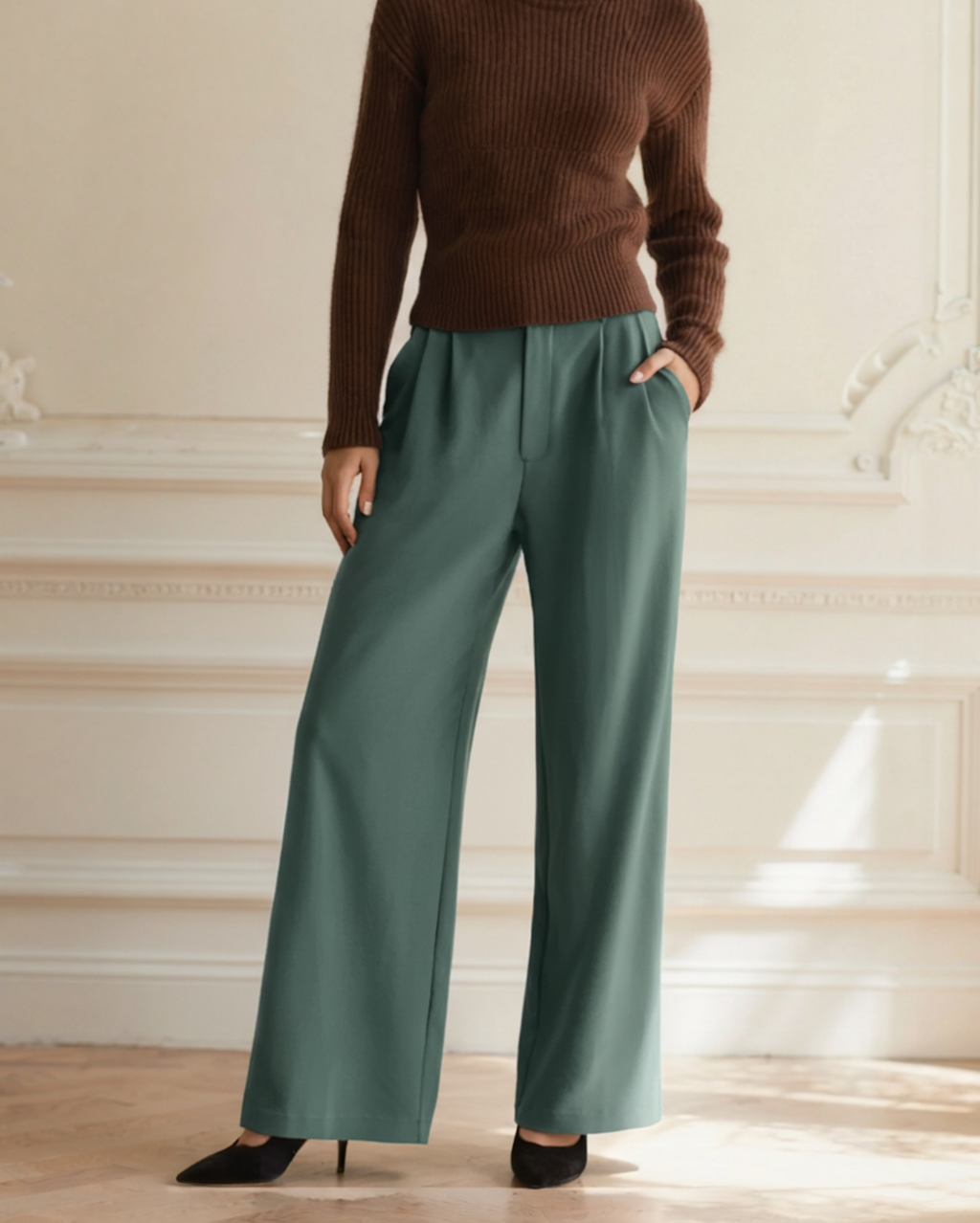 Rosemont Wide-Leg Trousers
