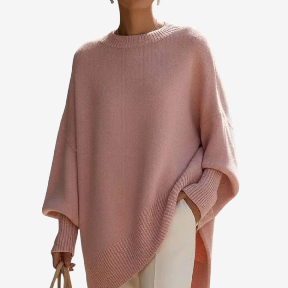 Aurelia| Draped Asymmetric Poncho