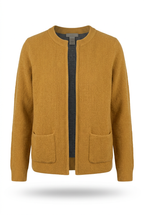 Mosterdgeel vest zonder model