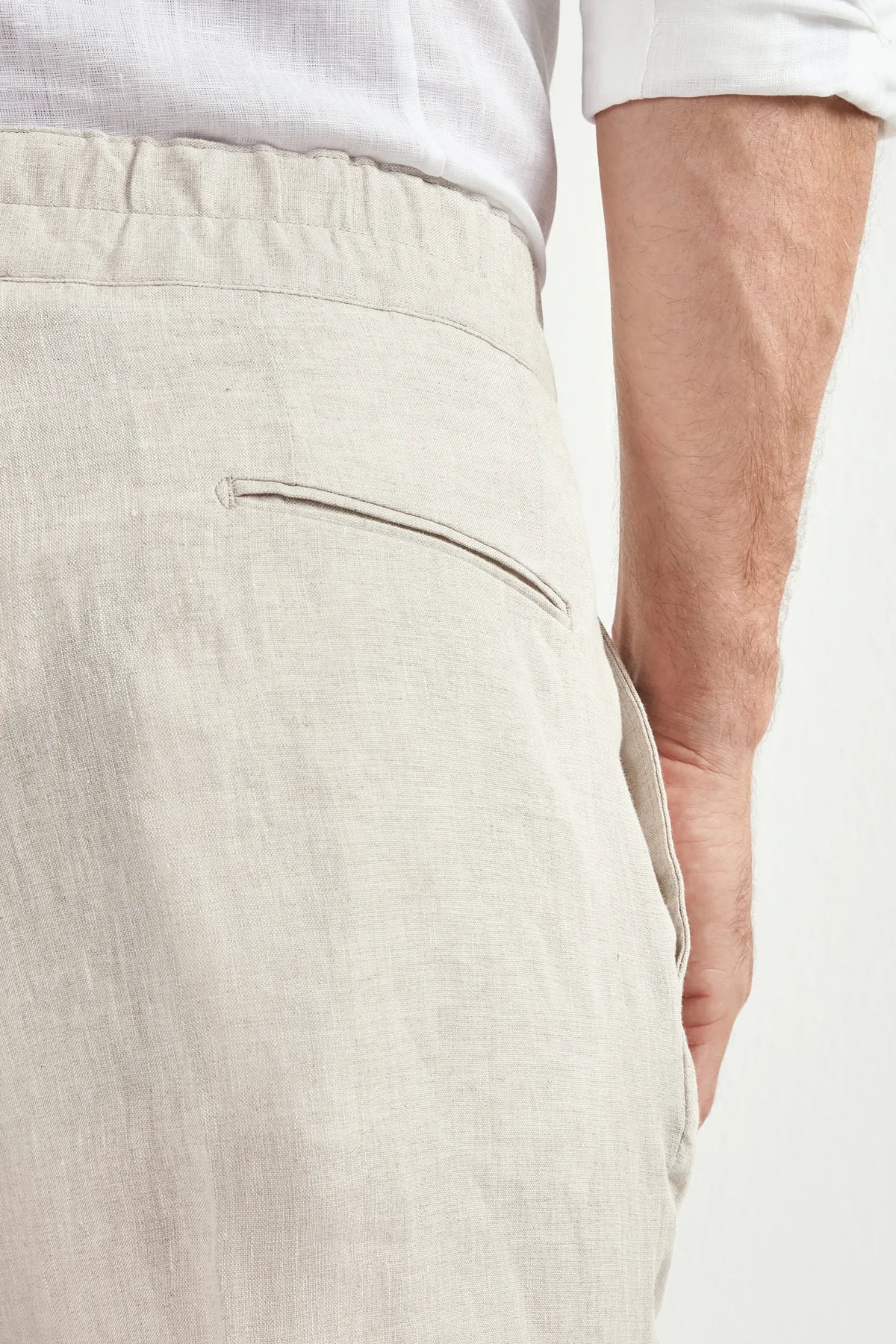 Rosemont Atelier| Sand Linen Relaxed Shorts