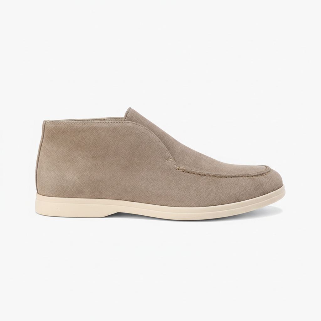 Taupe Suède Chukka – Zijaanzicht