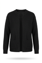 Zwart vest zonder model